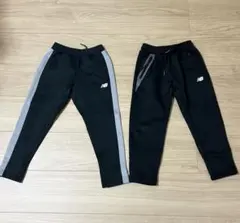 new balance ジュニア 黒　ジャージ　セット