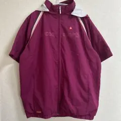 le coq sportif パープル ジップアップジャケットＬサイズ