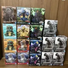 プライズ品　東京怪獣シリーズ　ゴジラ　フィギュア　17点セット　まとめ売り