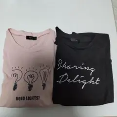 【値下げ】AOKI アオキ レディース 長袖Tシャツ M 2枚
