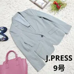 ♥J.PRESS♥ジャケット(M)グレー/背抜き/ボタン1つ/洗濯可能のサムネイル