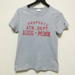 Champion グレー Tシャツ Women's M 綿100%