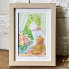 く*ん様 ハンドメイド刺繍フレーム 花火がきれいだニャー - メルカリ