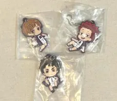 でふぉラバ！ ハイキュー！！ 白鳥沢学園・稲荷崎キーホルダー　牛島 天童 白布