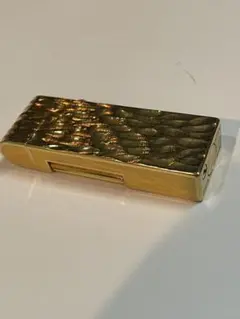 ダンヒル（dunhill）ライター スリムタイプ ゴールドカラー 着火未確認 
