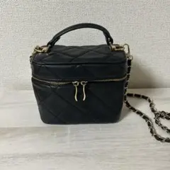 hether キルティング バニティバッグ