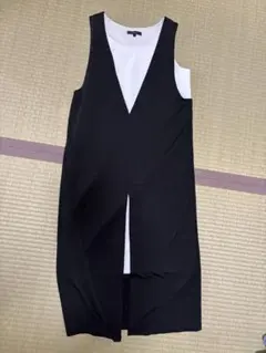 リエンダ　rienda ノースリーブ　ワンピース　モノトーンのサムネイル