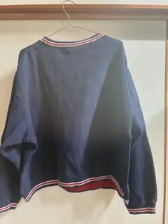 プーさん刺繍ネイビー トレーナー 1966