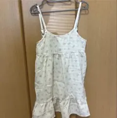 【調整可能】小花柄 キャミソールワンピース 100cm ♡ ノースリーブ