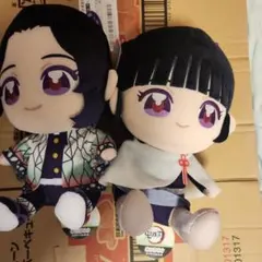 鬼滅の刃　ぬいぷりけおすわり　セット ① 胡蝶しのぶ ➁栗花落カナヲ