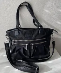 訳あり【FIRANO 】黒 ショルダーバッグ