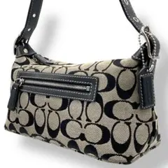 COACH コーチ✨アクセサリーポーチ シグネチャー チャーム キャンバス 黒