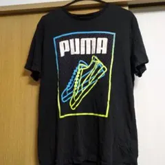 PUMA Tシャツ ブラック XLサイズ スニーカーグラフィック