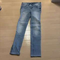 GU レディース デニムパンツ ライトブルーのサムネイル