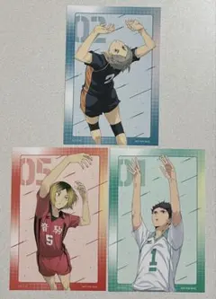 ハイキュー　アニメイト特典　2025 及川徹　菅原孝支　孤爪研磨