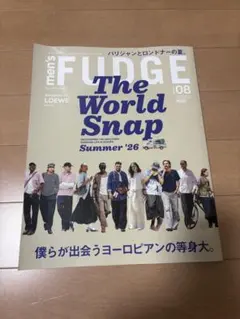 men's FUDGE 2026年8月号 vol.184