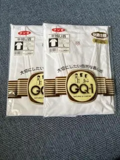 GQ-1 半袖U首 Tシャツ Lサイズ 2枚セット