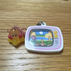 星のカービィ　シャカシャカアクリルチャーム　マスコット＆グミ　キーホルダー