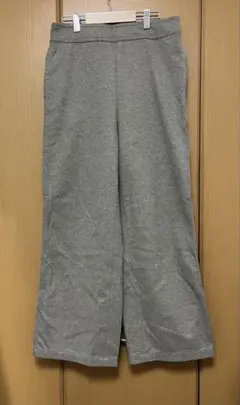 起毛 ワイドパンツ