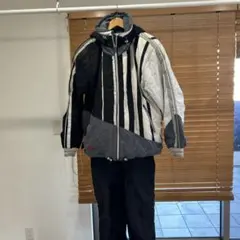 ONYONE スキーウェアセット ブラック/ホワイト/グレー