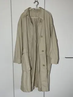 UNIQLO U　ステンカラーコート アイボリー色 Mサイズ