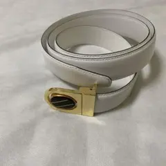 ホワイトレザー ベルト コスタリカ製