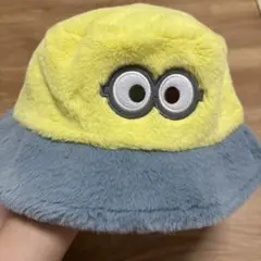 ミニオン バケットハット イエロー グレー