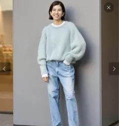 IENA キッドモヘヤMIXアゼローゲージプルオーバー