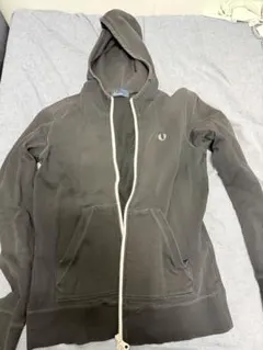 FRED PERRY ブラック パーカー M