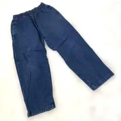 モノマート デニム ワイドパンツ pt408 濃紺 S 美品 カジュアル 古着のサムネイル