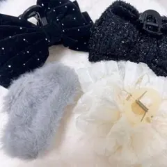 SHEIN ヘアクリップ　4点セット