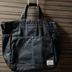 PORTER フェイバー2WAYショルダートートバッグ ネイビー
