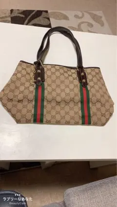 GUCCIGGキャンバストートバッグシェリーライン