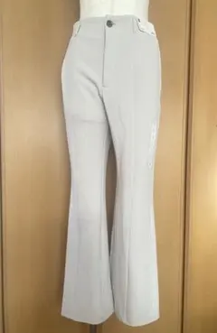 おやさいさん専用【新品タグ付き】GU フレアパンツ Sサイズ ナチュラル