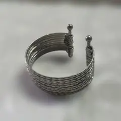 バングル　ブレスレット　10連　シルバートーン　アクセサリー
