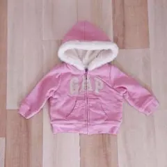 babyGAP❤ジップアップパーカー ボア アウター 裏起毛 70サイズ