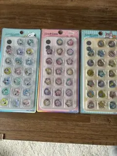 おはじきシール　スヌーピー、カービィ、トムとジェリー　キラロコ