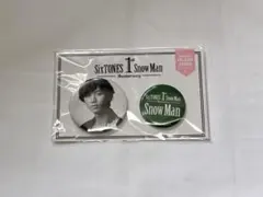 Snow Man 1st Anniversary 缶バッジ 阿部亮平 - メルカリ