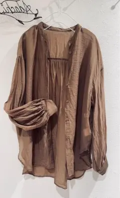 CIAOPANIC ブラウン ボタンアップシャツ Mサイズ