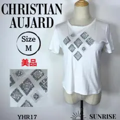 クリスチャンオジャール 半袖Tシャツ 白 スパンコール刺繍 7のサムネイル