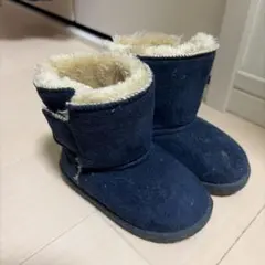 ネイビー スエード ブーツ 13.0