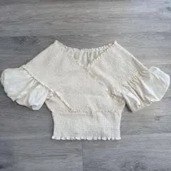 NICE CLAP シャーリングトップ