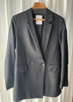 NOBLE ネイビー ダブルブレストジャケット 36