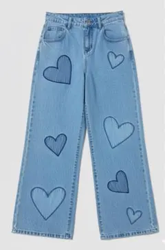 NEXT ハート柄デニムパンツ