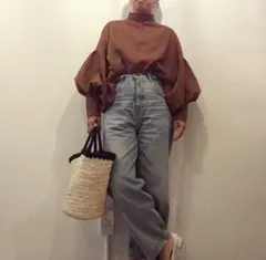 【ito_fukuoka】stand collar volumetops