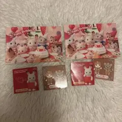 シルバニアファミリーフレアシールとポストカードセット