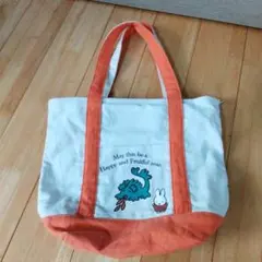 ミッフィー　バッグ　オレンジ
