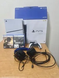 PlayStation 5 デジタルエディション　カセット×2 ヘッドフォン付き