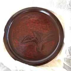 [希少な逸品］鎌倉彫　長手盆　刀目　陽堂十四世　大石雅樹 希少な逸品］鎌倉彫 長手盆 刀目 陽堂十四世 大石雅樹