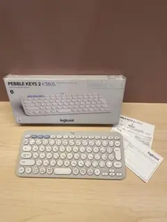 【ほぼ未使用】ロジクール キーボード PEBBLE KEYS 2 K380s